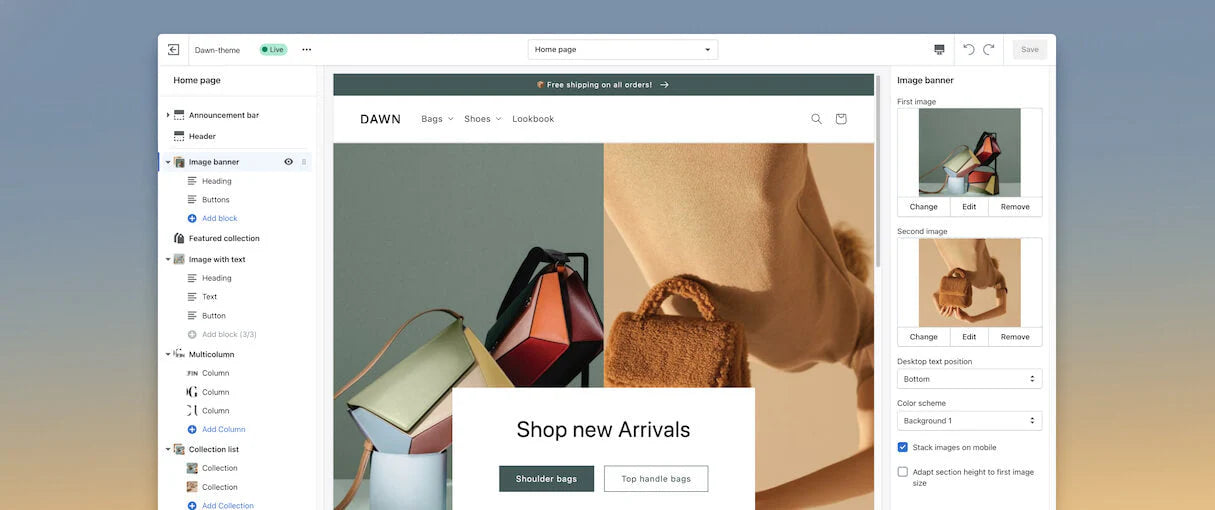 构建 Shopify 商店服务